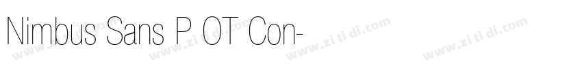 Nimbus Sans P OT Con字体转换 Nimbus Sans P OT Con字体转换